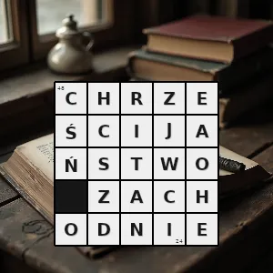 Hasło krzyżówkowe doktryna kościoła chrześcijańskiego wyodrębniona w czasie schizmy wschodniej skupiona wokół papiestwa - chrześcijaństwo zachodnie – rozwiązanie, synonimy, podpowiedzi i definicje krzyżówkowe